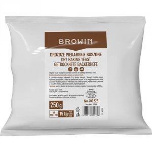 Suszone drożdże piekarskie, 250g