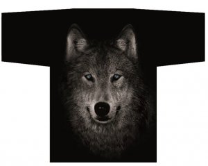 Koszulka T-shirt  Wilk niebieskie oko  XXXL