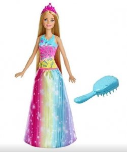 Lalka Barbie dreamtopia tęczowa księżniczka