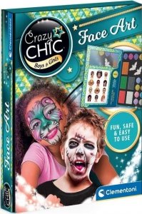 Zestaw do malowania twarzy Crazy Chic Clementoni