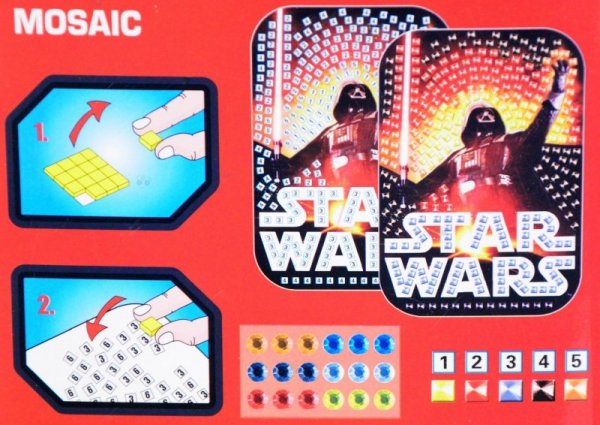 ZESTAW KREATYWNY MOZAIKA STAR WARS