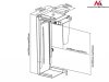 Maclean Uchwyt do komputera MC-713 B czarny