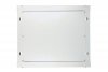 Extralink Szafka wisząca rack 9U 600x600 szara szklane drzwi