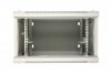 Extralink Szafka wisząca rack 6U 600x600 szara dwusekcyjna