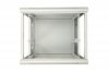 Extralink Szafka wisząca rack 9U 600x600 szara metalowe drzwi