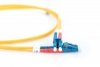 Digitus Patchcord FO Singlemode 09/125 OS2 LC-LC duplex 5m Żółty