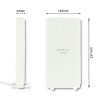 Qoltec Antena 4G LTE dookólna | 2xSMA | 30dBi | Wewnętrzna