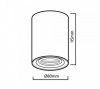 Maclean Oprawa natynkowa GU10 MCE422W