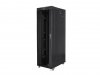 Lanberg Szafa instalacyjna rack stojąca 19 42U 800x1200 czarna, drzwi szklane LCD (Flat pack)
