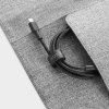 AUKEY CB-CL02 Black nylonowy kabel Lightning-USB C | USB Power Delivery USB-PD | 1.2m | certyfikat MFi Apple