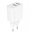 Gembird Ładowarka USB-Ax2 2.4A biała