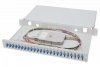 Digitus Przełącznica światłowodowa/panel krosowy z wyposażeniem 19 cali 1U, 24x LC duplex, OS2, zawiera pigtaile, adaptery, tack