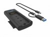 IcyBox Stacja dokująca IB-180MS-C31 SSD Docking 1x 2,5/3,5 & 1x M.2 PCIe NVMena USB 3.2 Gen 2 10 Gbit/s