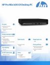HP Inc. Komputer Mini 400 G9 i7-13700T 16GB/512GB/W11P    936L5EA