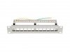 Lanberg Patch Panel 12 Port 1U 10 cali FTP z organizerem do modułów        keystone szary