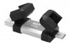 Silicon Power Pendrive C51 64GB USB-A USB-C 120 MB/s srebrny