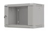 Lanberg Szafa instalacyjna rack wisząca 19 6U 540x350 szara drzwi przeszklone ( flat pack)