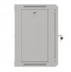 Lanberg Szafa instalacyjna rack wisząca 19 9U 540x350 szara drzwi przeszklone ( flat pack)