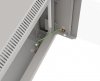 Lanberg Szafa instalacyjna rack wisząca 19 9U 540x350 szara drzwi przeszklone ( flat pack)