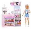 Mattel Zestaw z lalką baristką Barbie Kawiarnia