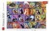 Trefl Puzzle 500 elementów Koci alfabet