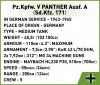 Cobi Klocki Klocki Pz.Kpfw.V Panther Ausf.A 1152 klocki