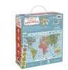 CzuCzu Puzzle odkrywcy - Mapa świata 300 elementów
