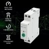 Qoltec Przekaźnik 63A na szynę DIN z licznikiem energii elektrycznej |  eWeLink od Sonoff | Wi-Fi | Dioda LED