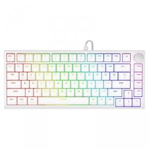 Savio Klawiatura magnetyczna ASTRAL White OUTEMU White jade RGB