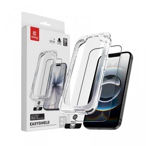 CRONG EasyShield 2-Pack - Szkło hartowane iPhone 17e / 16e / 14 / 13 / 13 Pro (2 sztuki)