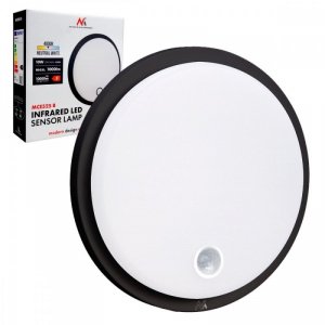 Maclean Lampa LED, IP65 , czujnik PIR, MCE525 B 10W, 1000lm, neutral white 4000K