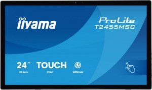 IIYAMA Monitor 24 cale T2455MSC-B2 POJ.10PKT.IPS,HDMI,DP,USB3.0,CAM,MIC,   FHD 120Hz