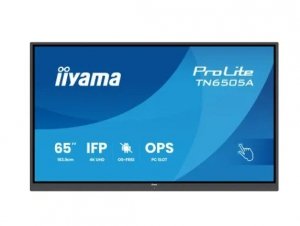 IIYAMA Monitor 65 cali TN6505A-B1AG IPS,4K,40pkt,500cd,nonOS,1200:1,5ms,    DeepContrast-IR+, 1xVGA,2xHDMI,DP,USB-C(PD65W),2xRJ4