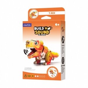 MG DYSTRYBUCJA Puzzle 3D MierEdu Buduj i słuchaj - Tyranozaur Rex