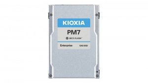 Kioxia Dysk SSD PM-7R 3840GB 2.5 cala SAS 24Gbit/s DWDP 1 3D TLC BiCS Flash Enterprise SSD SED PLP