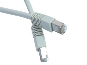 Gembird Patch cord ekranowany FTP kat.6 osłonka zal. 10M  szary