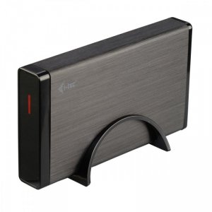 i-tec MYSAFE Advanced 3,5 USB 3.0 Obudowa zewnętrzna na dyski  HDD i SSD SATA I II III czarna aluminiowa