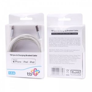TB Kabel Lightning-USB 1.5m srebrny MFi