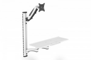 Digitus Ramię naścienne pojedyncze 1xLCD + klawiatura, max. 32 i 8kg uchylno-obrotowe 360° (PIVOT)