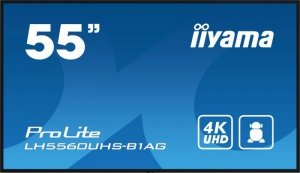 IIYAMA Monitor wielkoformatowy 55 cale LH5560UHS-B1AG matowy 24h/7 500(cd/m2) VA 3840 x 2160 UHD(4K) Android.11 Wifi CMS(iiSigna