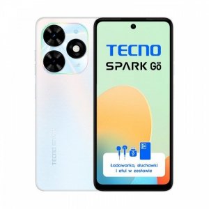 TECNO Smartfon Spark Go 2024 BG6 128+4 Biały