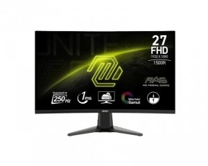 MSI Monitor 27 cali MAG 27C6X LED/FHD/Curved/250Hz/czarny