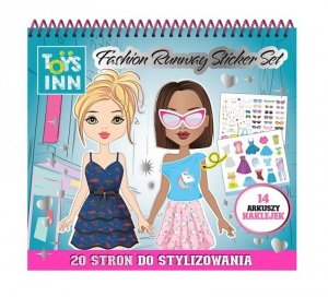 Stnux Naklejki Fashion Runway kolorowanka moda