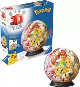 Ravensburger Polska Puzzle 3D Kula Pokemon postacie Pokemony