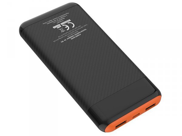 Tracer PowerBank EnerGo 10000mAh czarno-pomarańczowy
