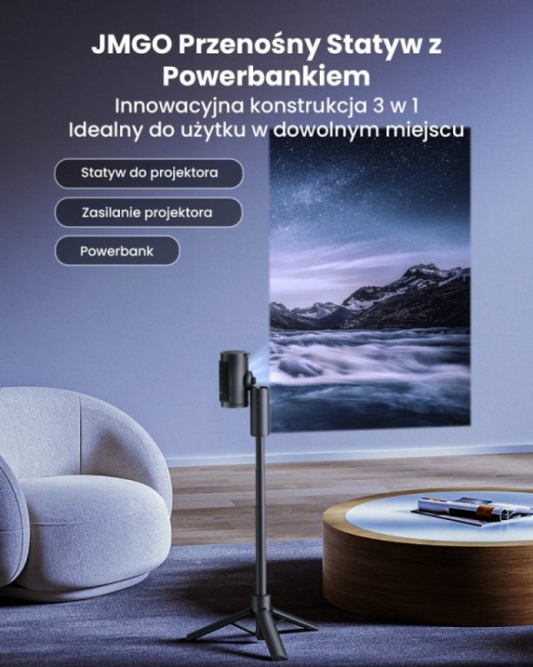JMGO Powerbank ze stojakiem Tripod P0X1