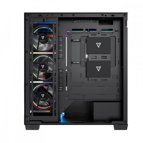 MODECOM Obudowa PC VOLCANO STELLAR PLUS ARGB MIDI 8F Czarna