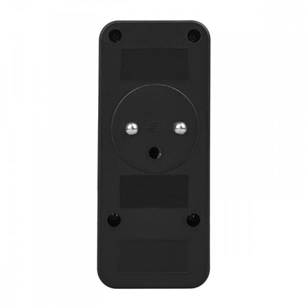 Maclean Rozdzielacz na 3 gniazdka MCE248 F/B 2xUSB-A 2xUSB-C czarny