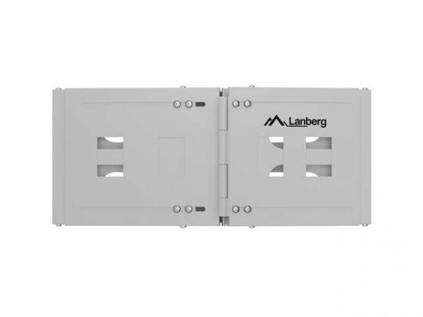 Lanberg Uchwyt ścienny rack 19" 4U 497x400/240 szary