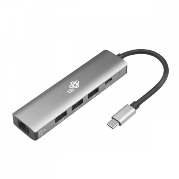 TB Adapter USB C - RJ45 3xUSB A 3.0, USB C